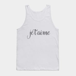 Je t'aime Tank Top